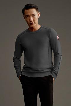 Ropa Canada Goose Hombre México - Dartmouth Suéteres Grises IR4603597